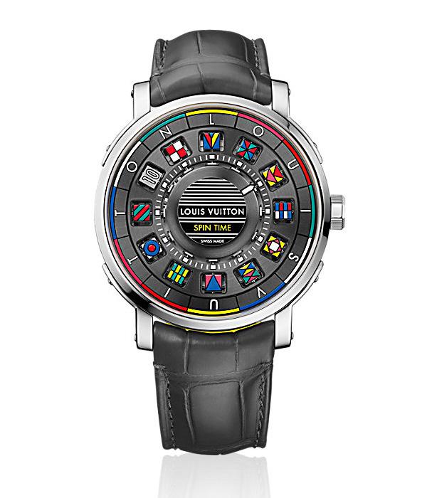 ルイヴィトン時計 スーパーコピー エスカル スピン・タイム オトマティック チタニウム＆ホワイトゴールド Q5EG10